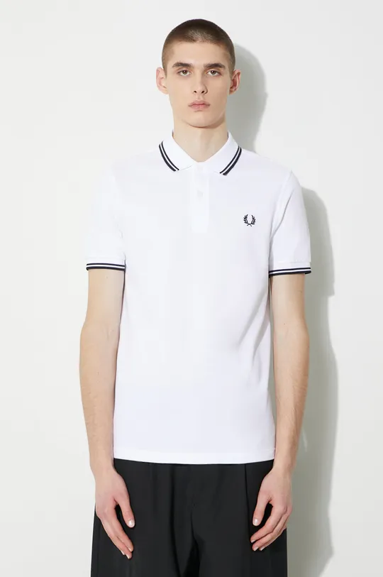 Fred Perry cotton polo shirt Twin Tipped Shirt 100% Cotton