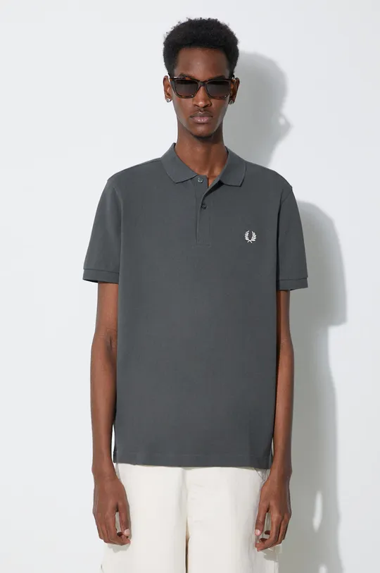 verde Fred Perry polo in cotone Plain Shirt Uomo