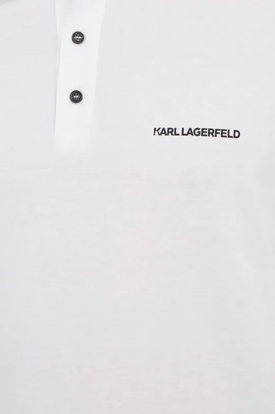 Bavlnené polo tričko Karl Lagerfeld Pánsky