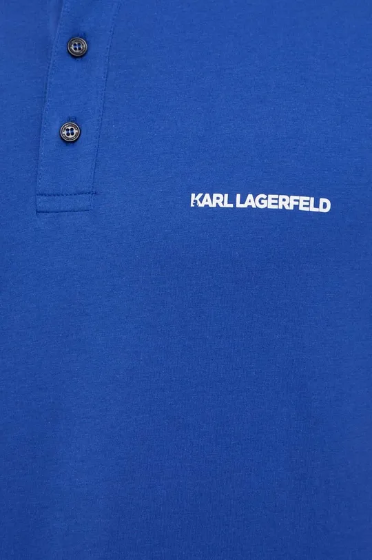 Bombažen polo Karl Lagerfeld Moški