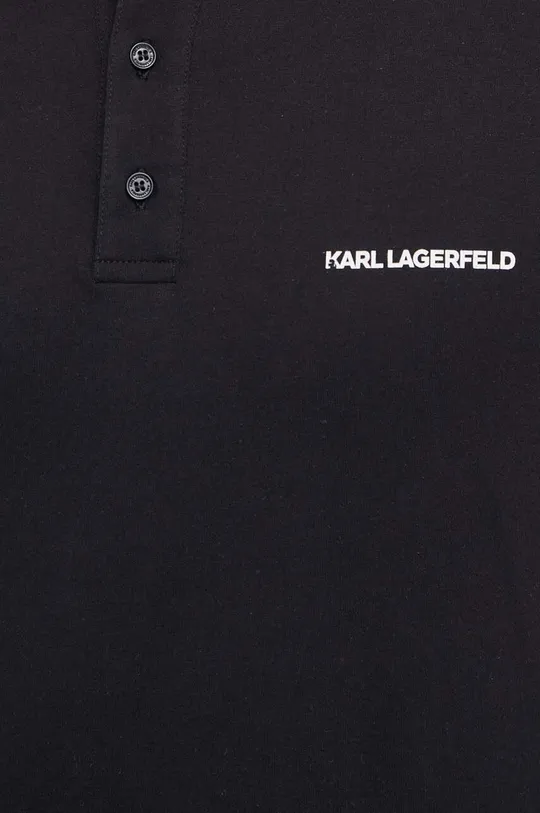 Хлопковое поло Karl Lagerfeld Мужской