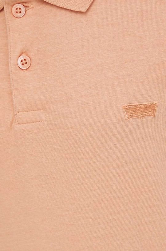 Levi's polo bawełniane A4842 pomarańczowy