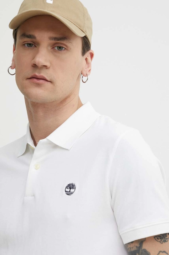 bianco Timberland polo