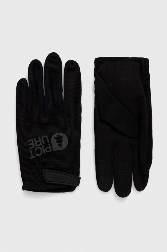 μαύρο Ποδηλατικά γάντια Picture Pukara Unisex