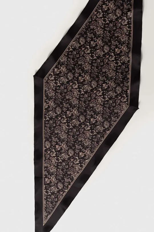 Lauren Ralph Lauren selyem kendő sötétkék