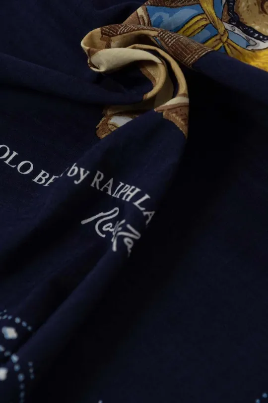 Polo Ralph Lauren kendő selyemkeverékből 83% pamut, 17% selyem