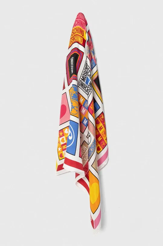 multicolore Moschino foulard in seta Donna