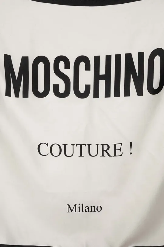 Шелковый платок на шею Moschino белый