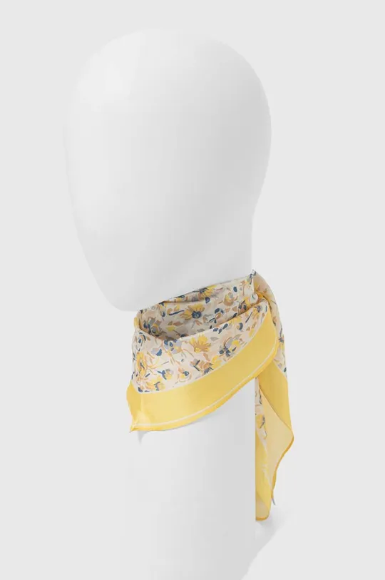 Шелковый платок на шею Lauren Ralph Lauren жёлтый