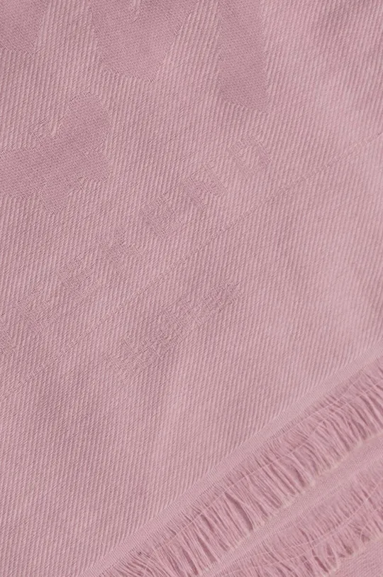 Бавовняний шарф Weekend Max Mara рожевий