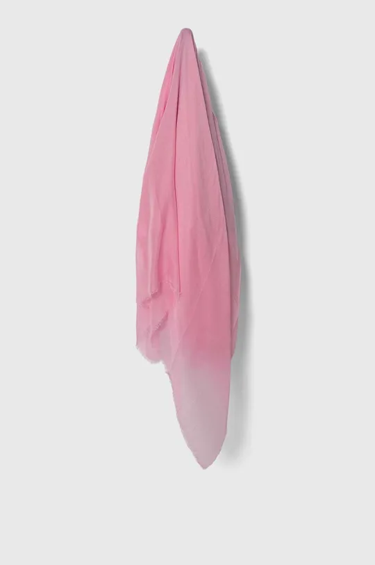 roza Šal s dodatkom svile United Colors of Benetton Ženski