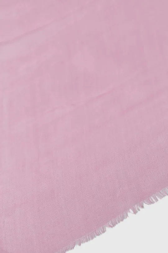 Μεταξωτό μαντήλι United Colors of Benetton ροζ
