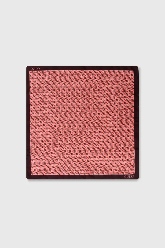 Шелковый платок на шею Guess розовый