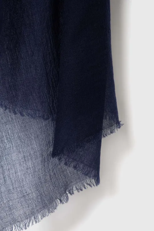 Шерстяная шаль Polo Ralph Lauren тёмно-синий