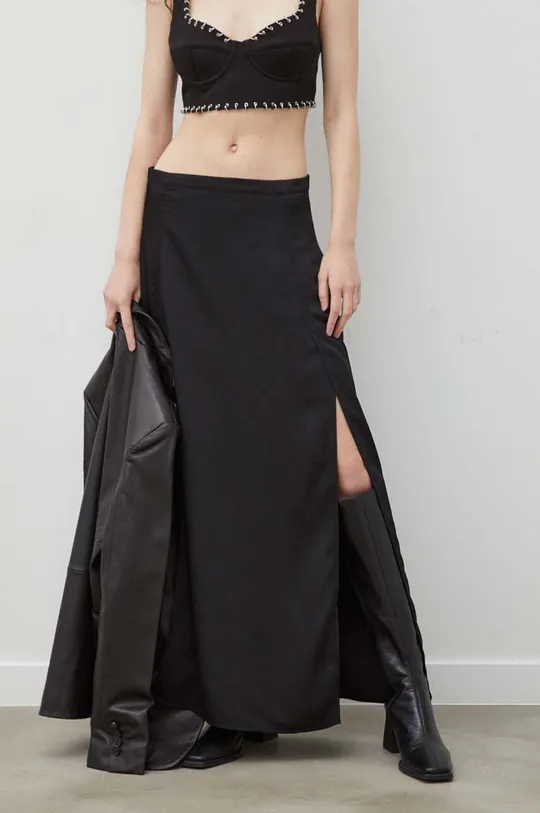 czarny Bruuns Bazaar spódnica Damski
