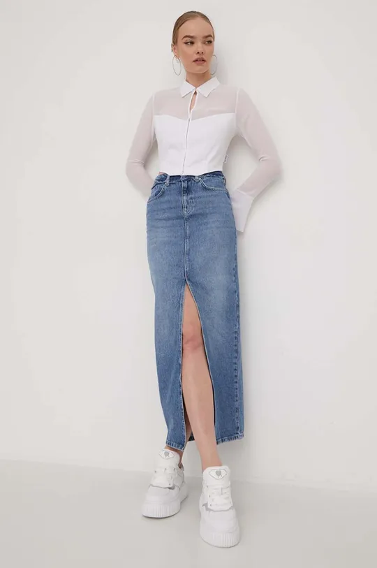 Τζιν φούστα Karl Lagerfeld Jeans μπλε