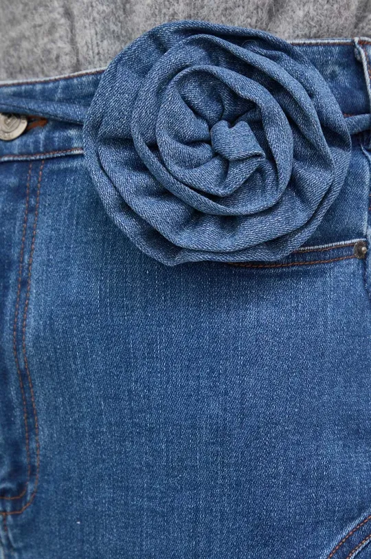 niebieski Rotate spódnica jeansowa