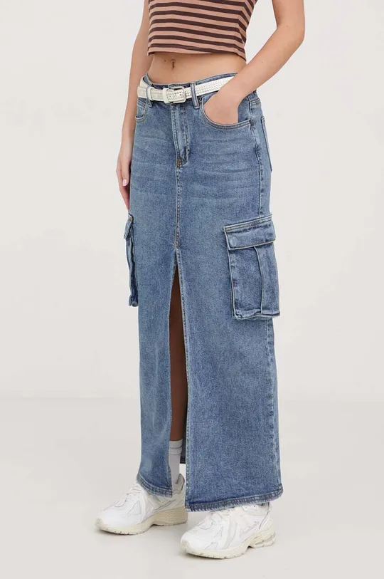 niebieski Guess Originals spódnica jeansowa Damski