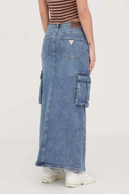 Guess Originals spódnica jeansowa 99 % Bawełna, 1 % Elastan