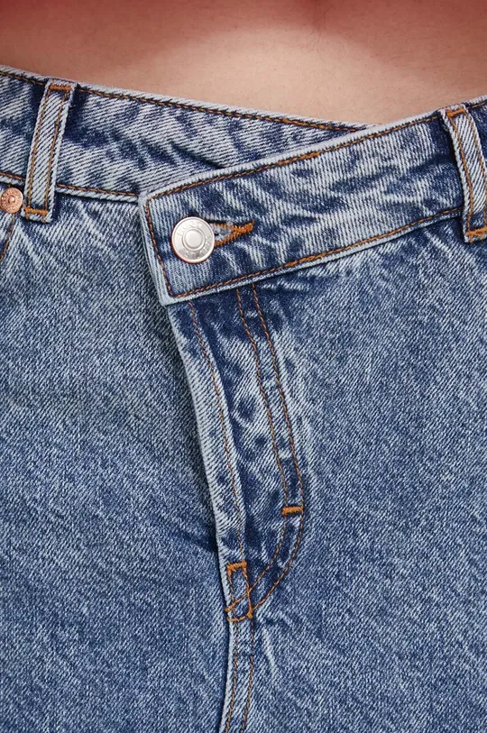 niebieski HUGO spódnica jeansowa