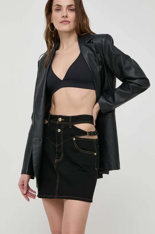 črna Krilo Versace Jeans Couture Ženski