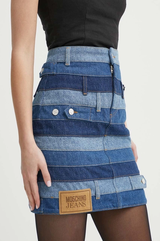 modra Jeans krilo Moschino Jeans Ženski