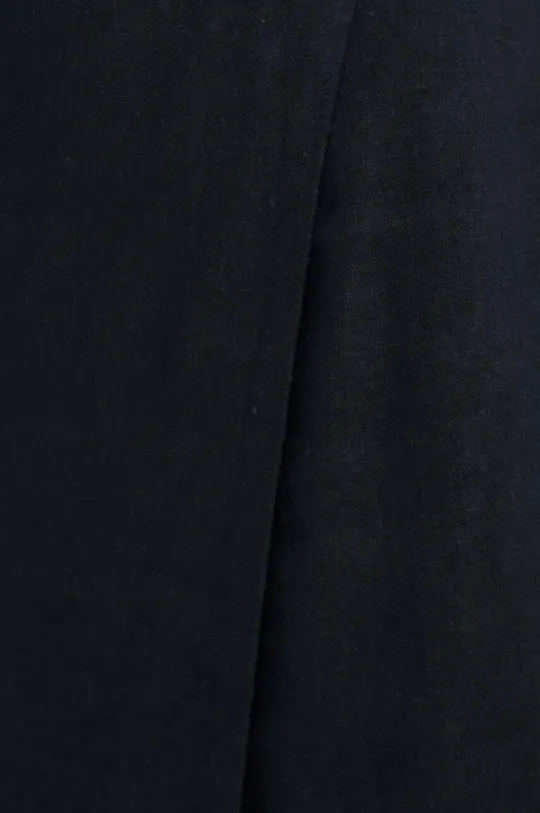 čierna Ľanová sukňa Abercrombie & Fitch