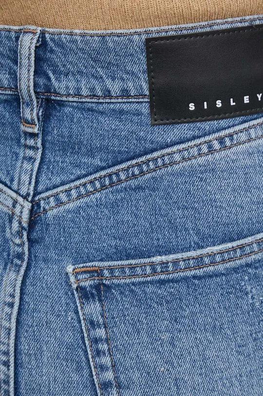 niebieski Sisley spódnica jeansowa