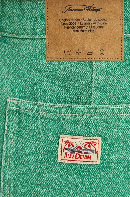 зелений Джинсова спідниця American Vintage