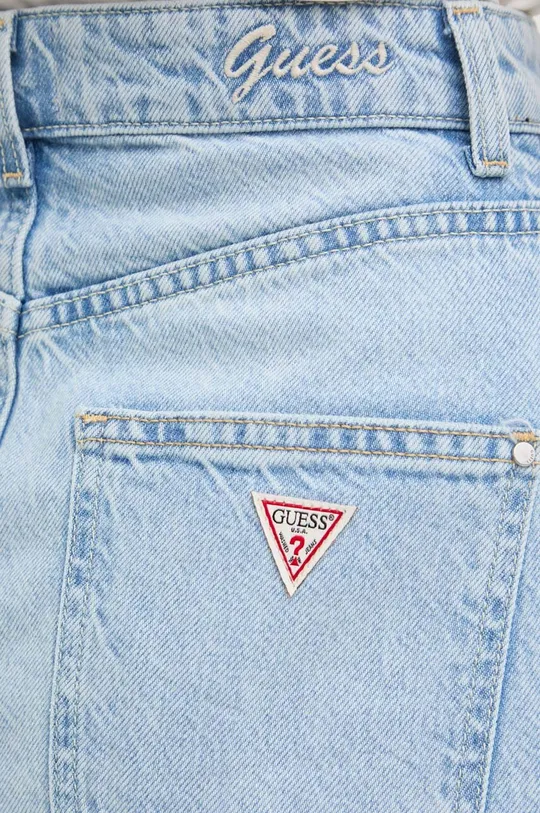 niebieski Guess spódnica jeansowa WENONA