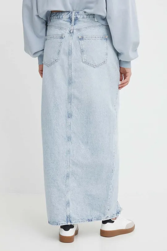 Rifľová sukňa Calvin Klein Jeans 100 % Bavlna