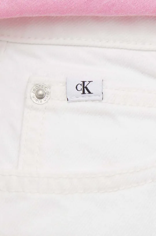 biały Calvin Klein Jeans spódnica jeansowa