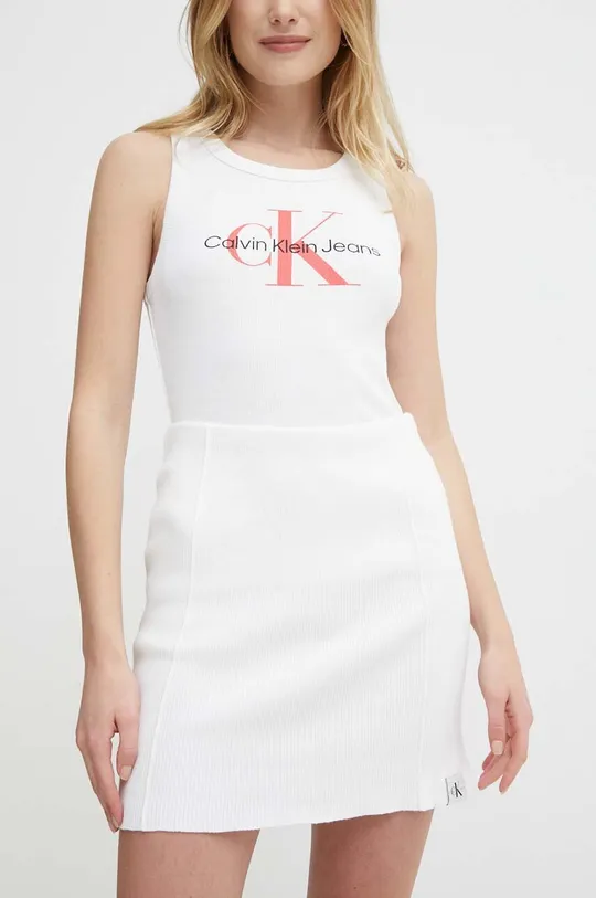 λευκό Φούστα Calvin Klein Jeans Γυναικεία