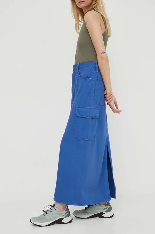niebieski G-Star Raw spódnica jeansowa
