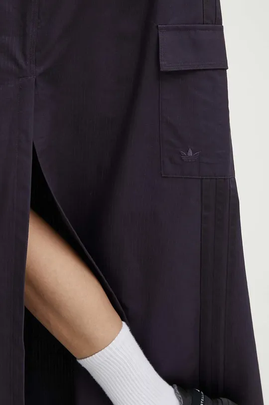 fioletowy adidas Originals spódnica bawełniana