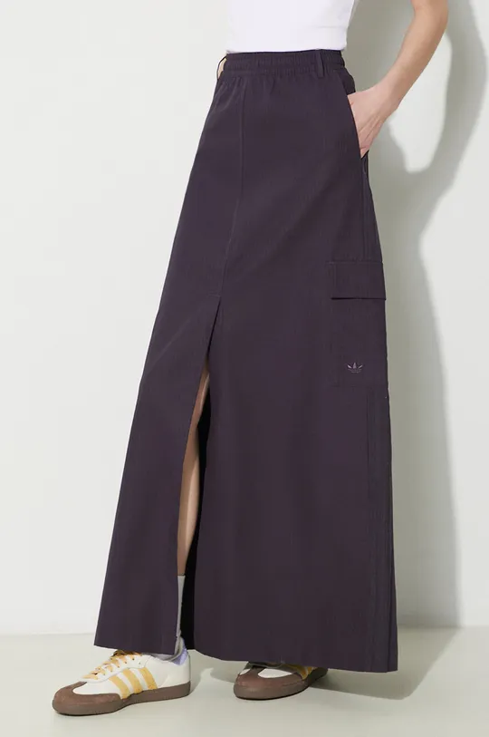 violet adidas Originals cotton skirt