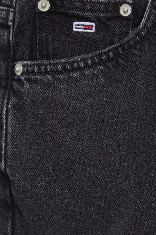 čierna Rifľová sukňa Tommy Jeans