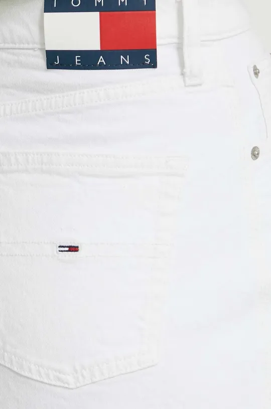 biela Rifľová sukňa Tommy Jeans
