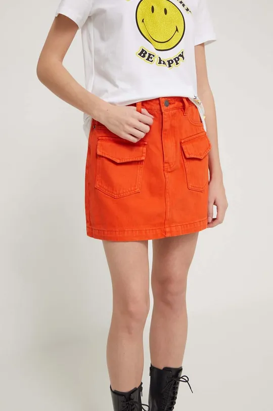 narančasta Traper suknja Desigual Ženski