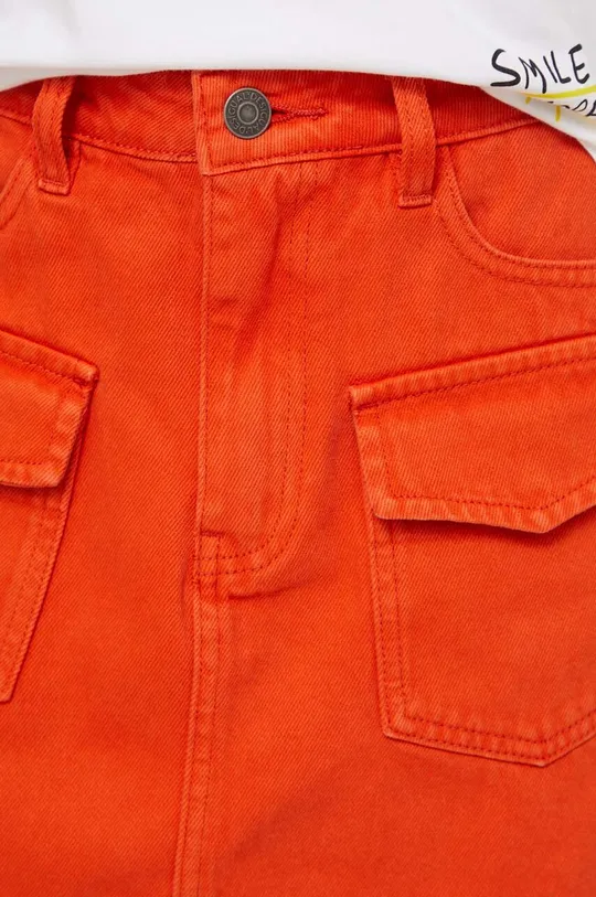 oranžová Rifľová sukňa Desigual