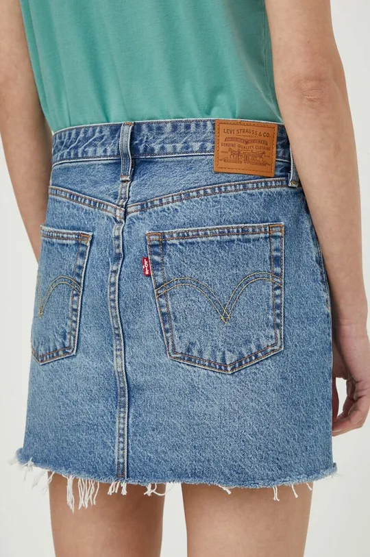 Jeans krilo Levi's 100 % Bombaž