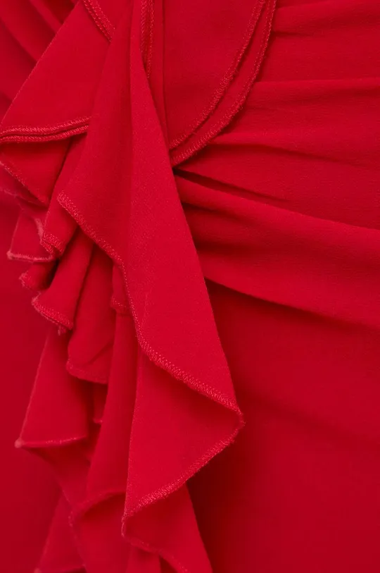červená Sukňa Bardot