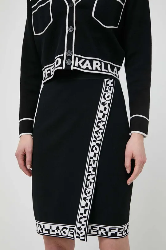 čierna Sukňa Karl Lagerfeld Dámsky