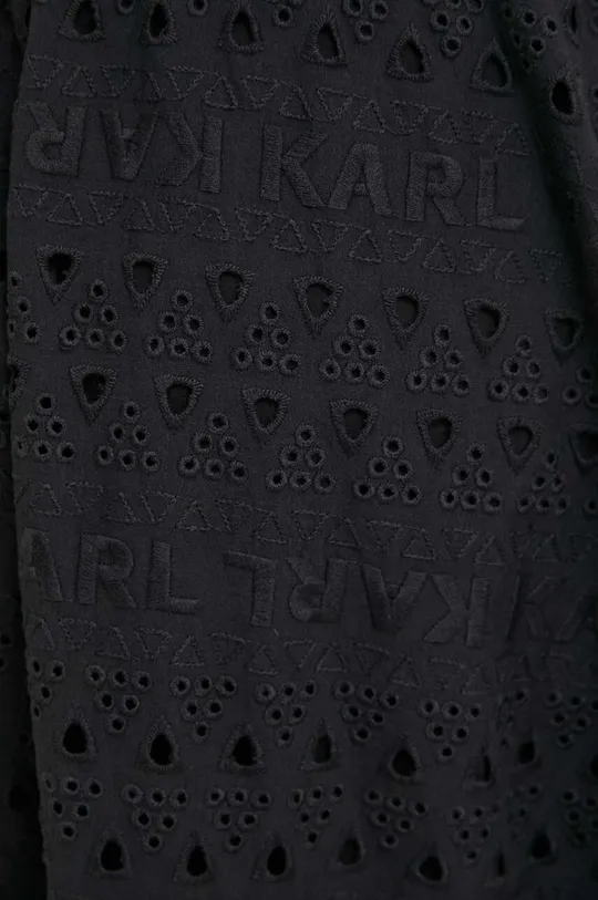 Pamučna suknja Karl Lagerfeld Temeljni materijal: 100% Organski pamuk Podstava: 100% Pamuk