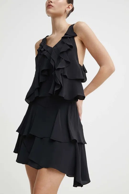 crna Suknja s dodatkom svile IRO Ženski