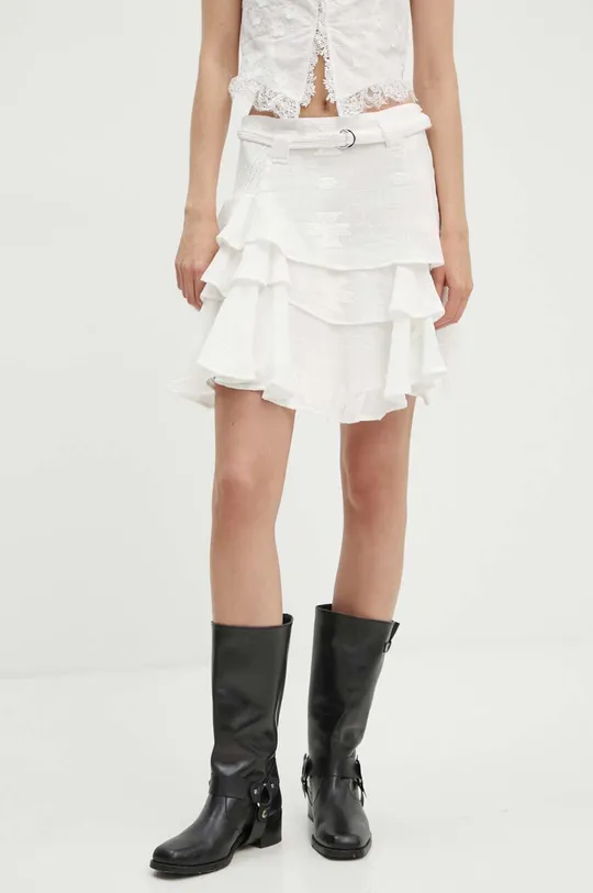 λευκό Βαμβακερή φούστα IRO Γυναικεία