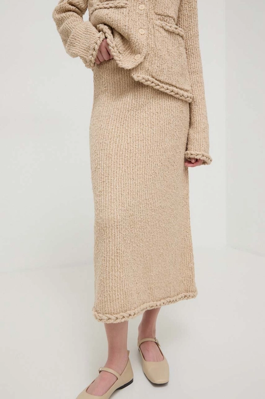 By Malene Birger gonna con aggiunta di lino beige