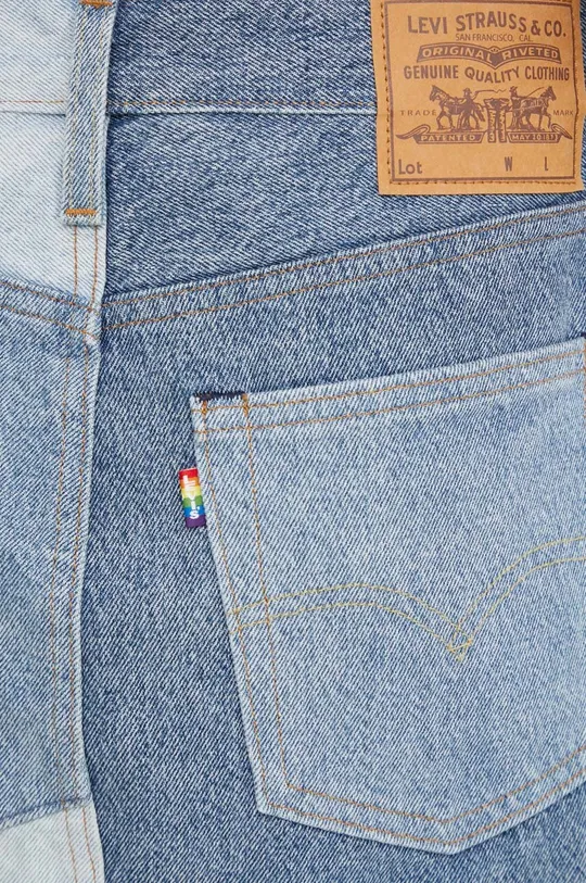 niebieski Levi's spódnica jeansowa