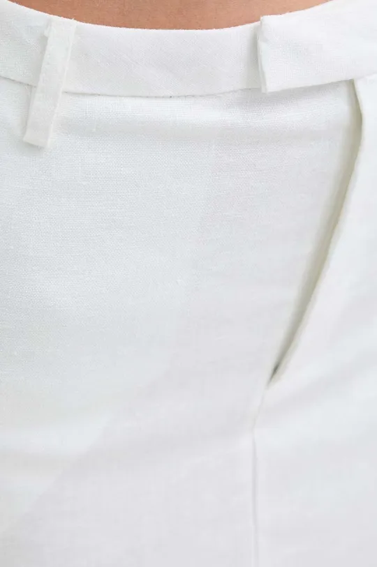 biela Ľanová sukňa Bardot SITA