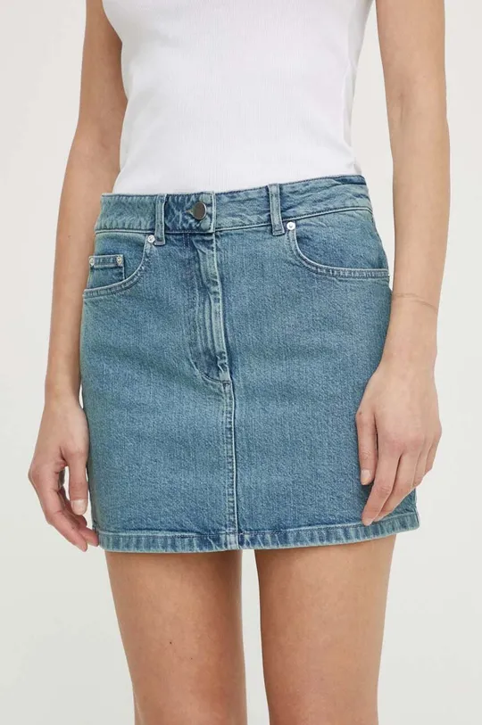 niebieski Remain spódnica jeansowa Damski